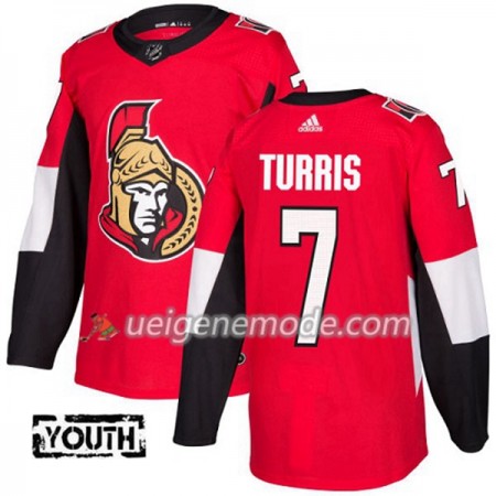 Kinder Eishockey Ottawa Senators Trikot Kyle Turris 7 Adidas 2017-2018 Rot Authentic